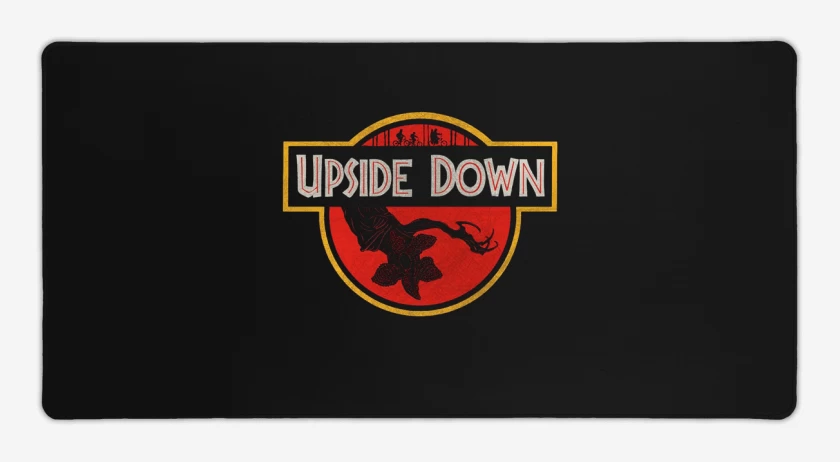 Mouse pad Gamer Negro de upside down