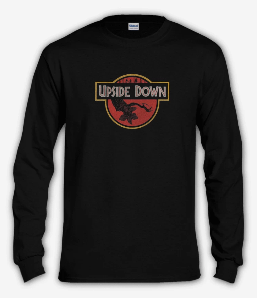 Polera manga larga Negro de upside down