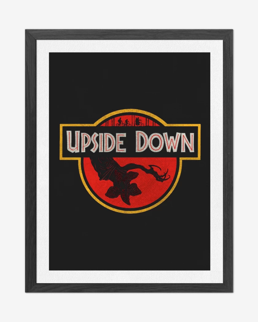 Cuadro decorativo Negro de upside down