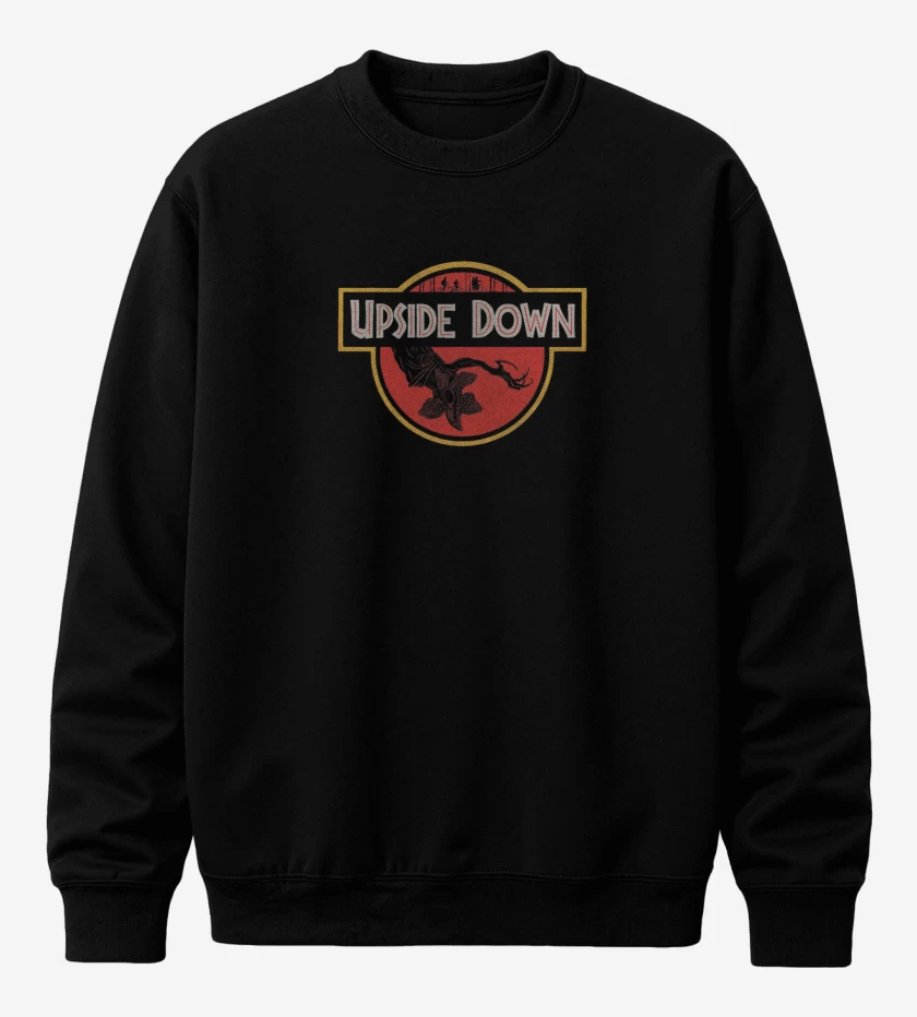 Poleron polo Negro de upside down