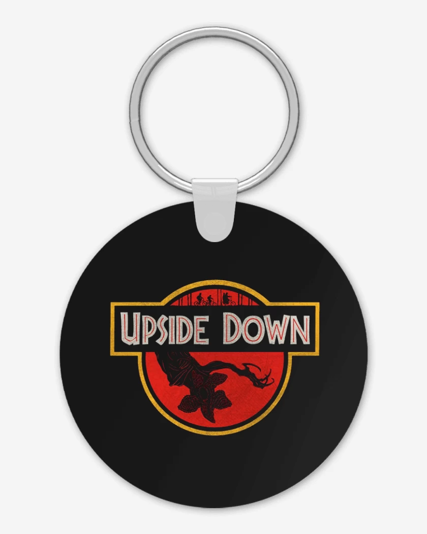Llavero Negro de upside down