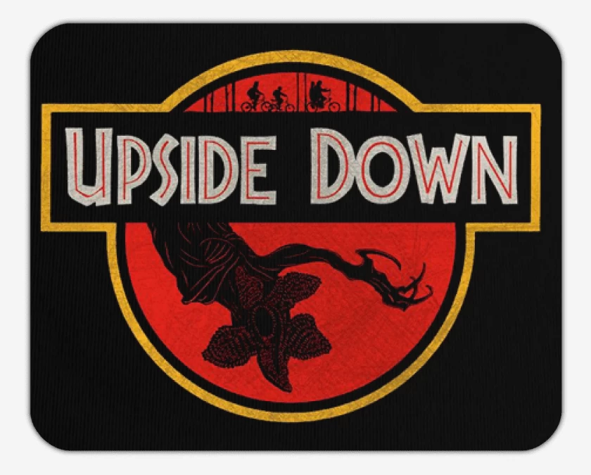 Mousepad Negro de upside down