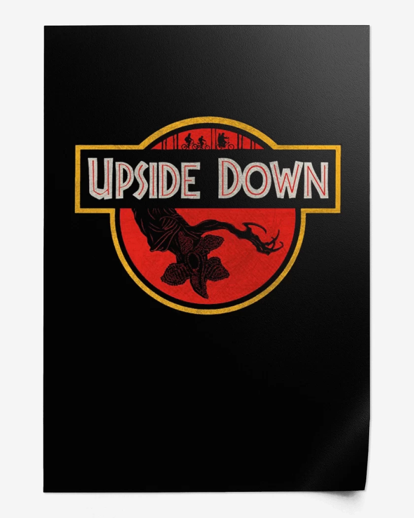 Print Negro de upside down