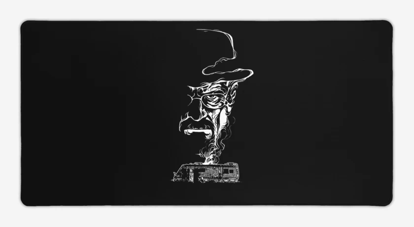 Mouse pad Gamer Negro de Walter white 2