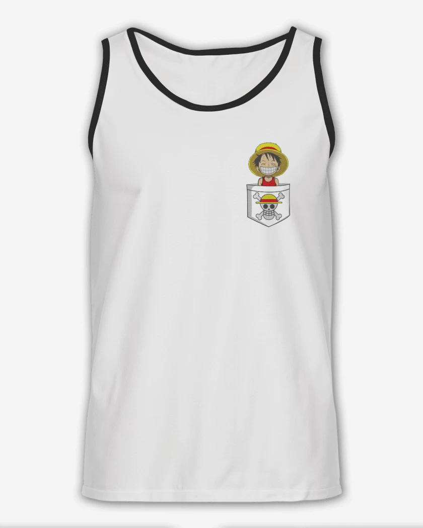 Sudadera Luffy de bolsillo