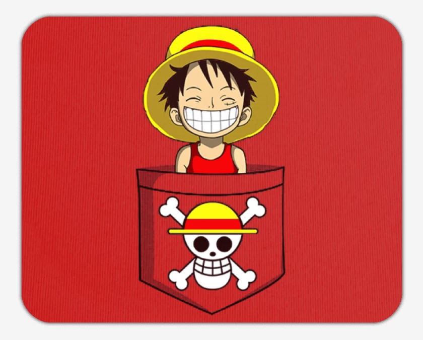 Mousepad Luffy de bolsillo