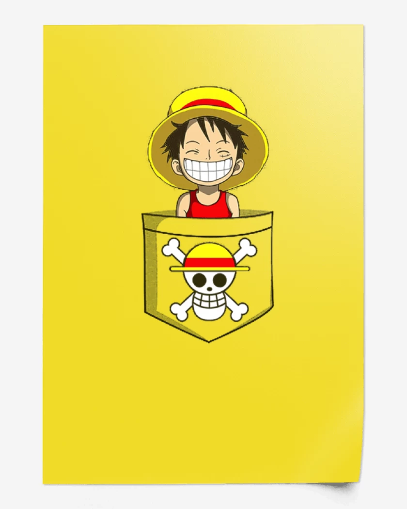 Print Luffy de bolsillo