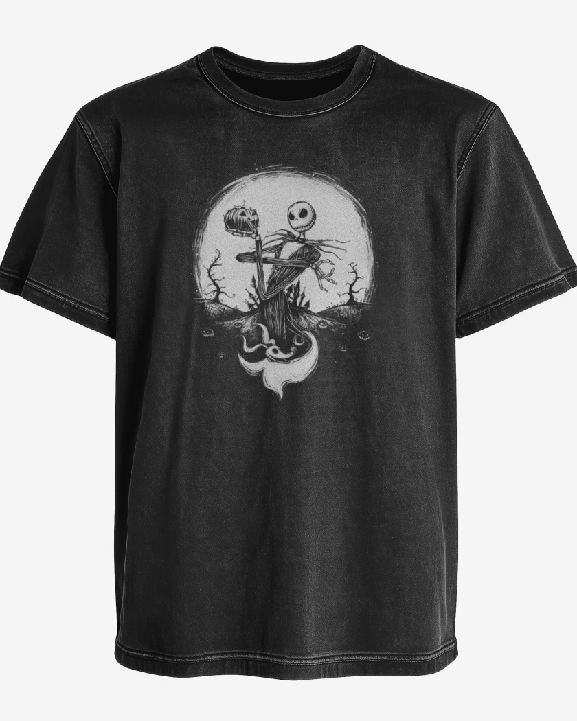 Polera desgastada Negro de Jack 