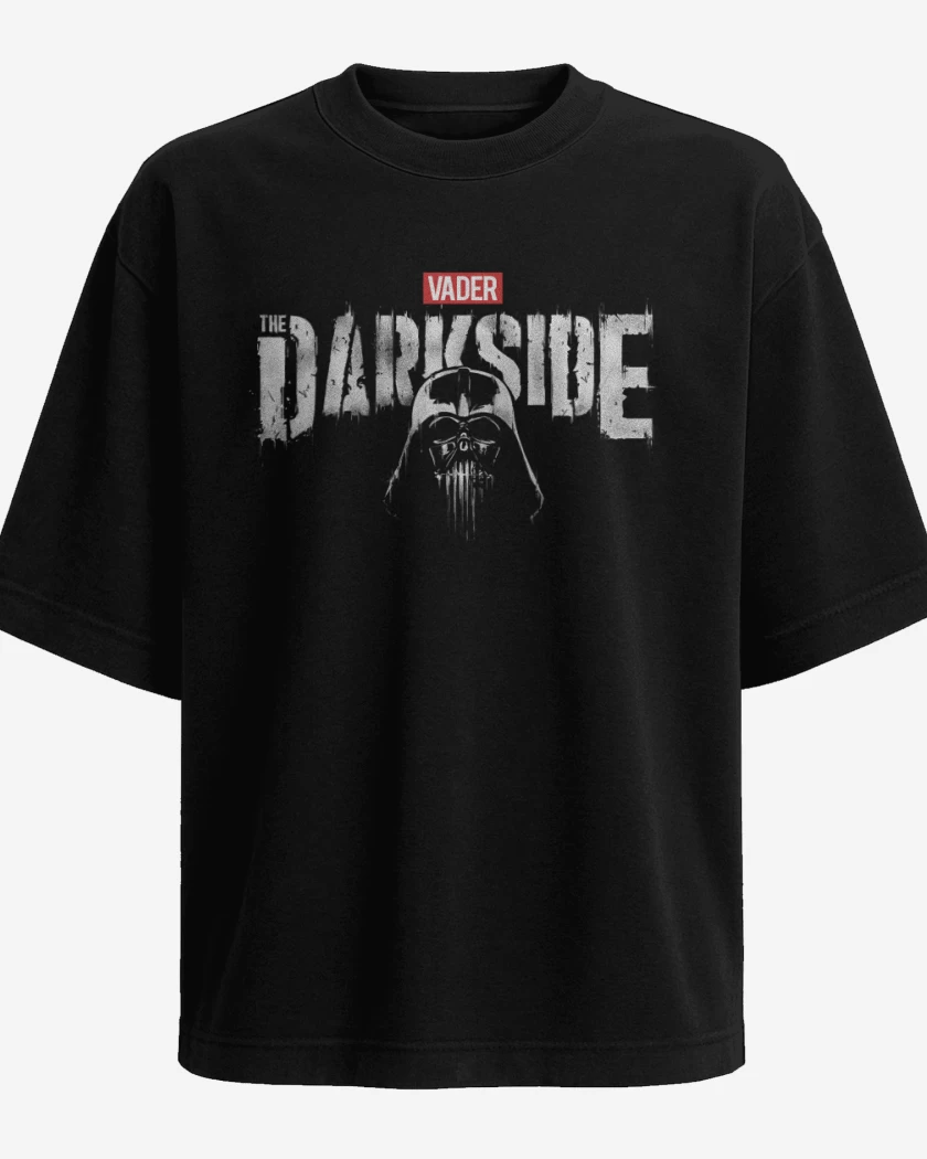 Polera Oversize Negro de Vader Darkside