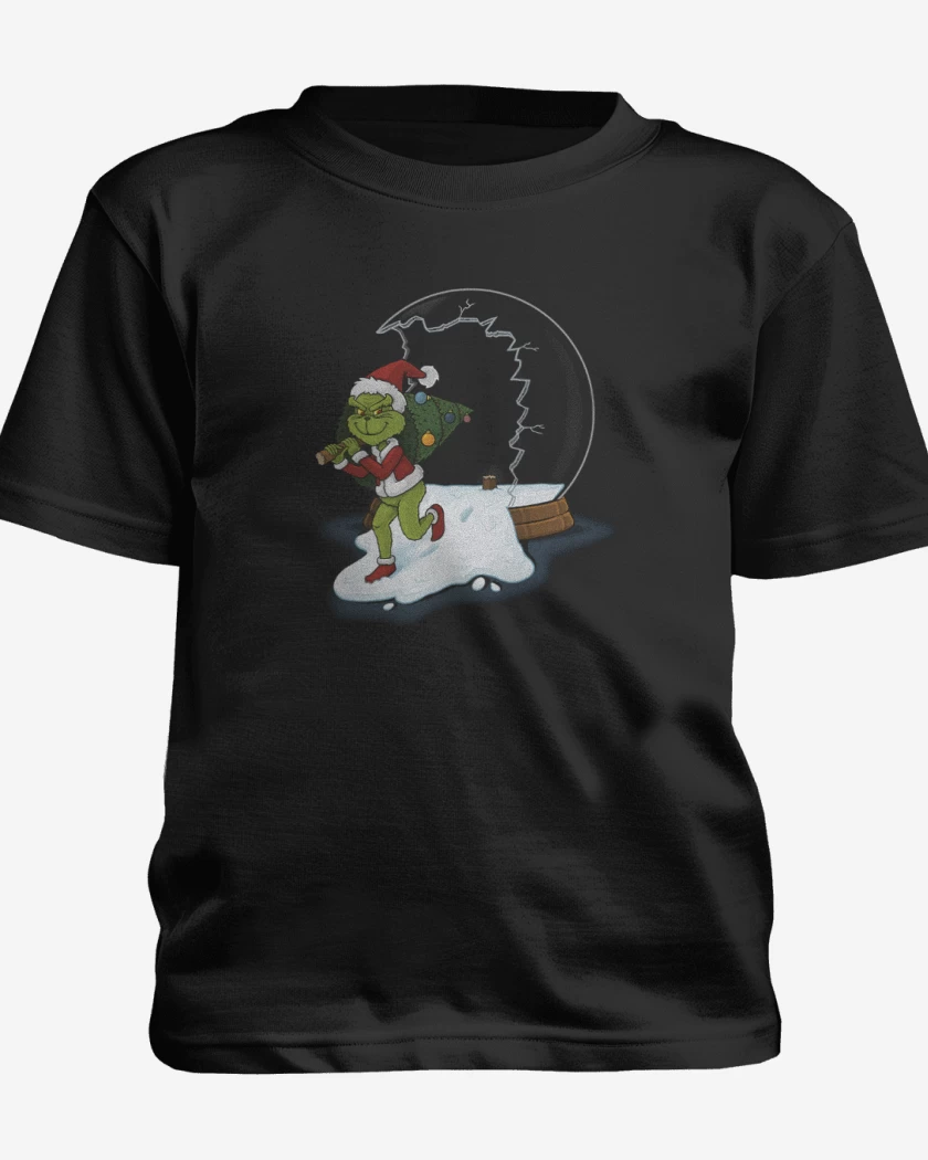 Polera de niño Negro de Grinch