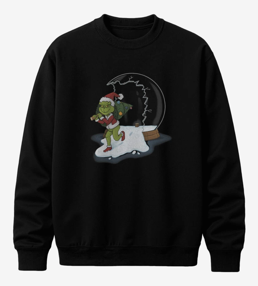 Poleron polo Negro de Grinch