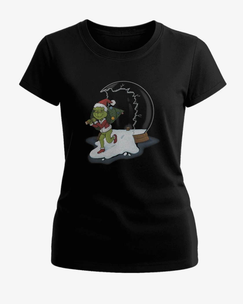 Polera de Mujer Negro de Grinch