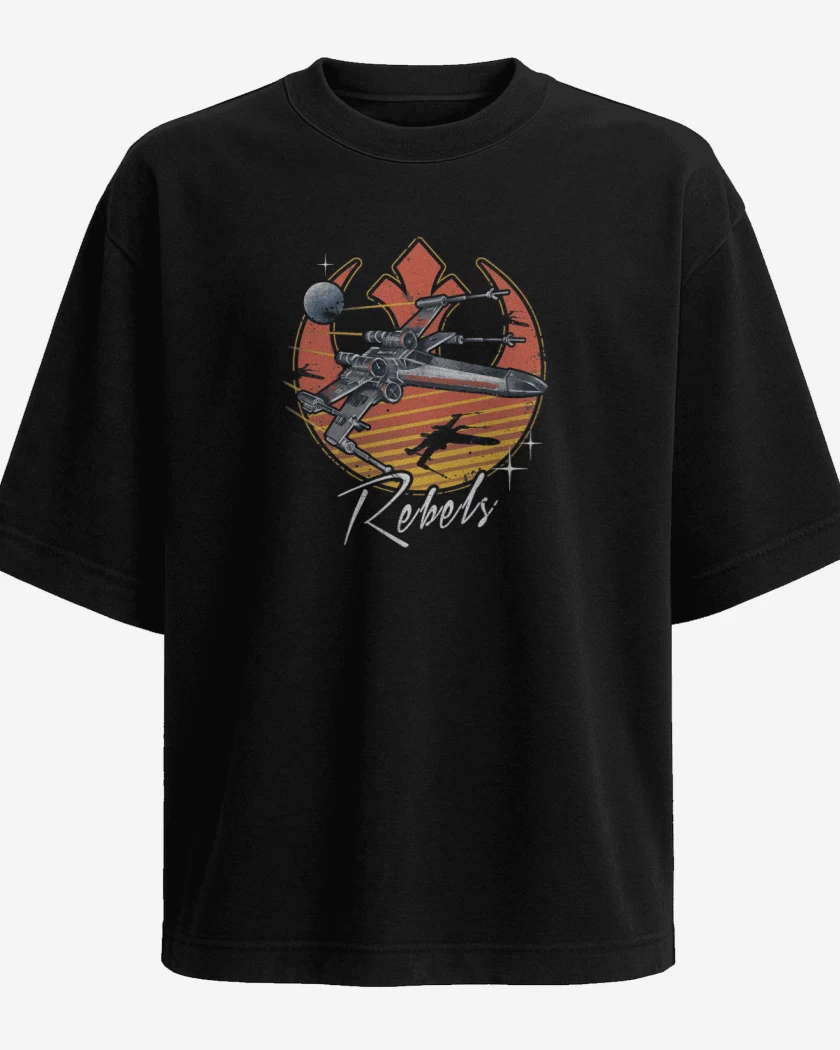 Polera Oversize Negro de rebels