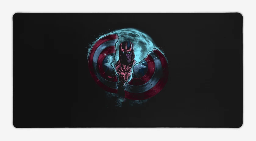 Mouse pad Gamer Negro de Thanos 