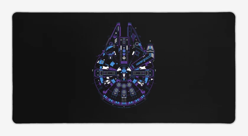 Mouse pad Gamer Halcon milenario full color