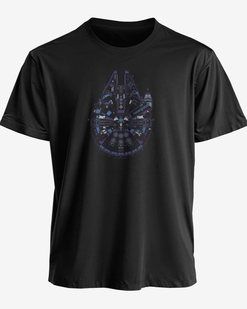Polera Halcon milenario full color