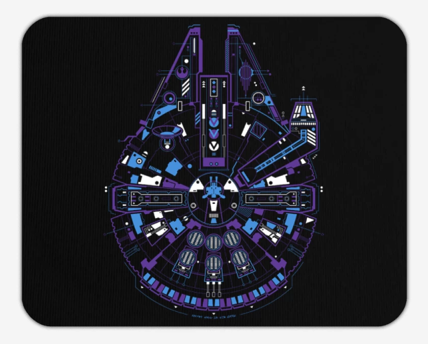 Mousepad Halcon milenario full color