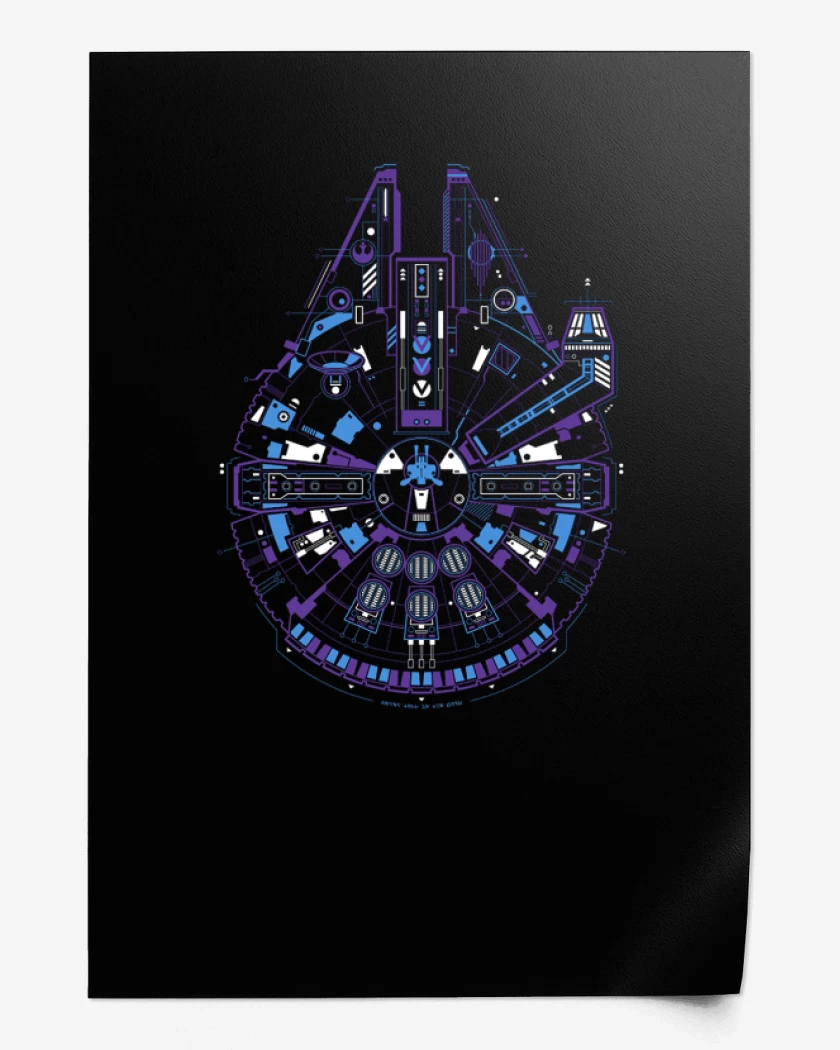 Print Halcon milenario full color