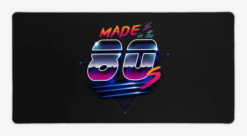 Mouse pad Gamer Negro de Made in the 80s
