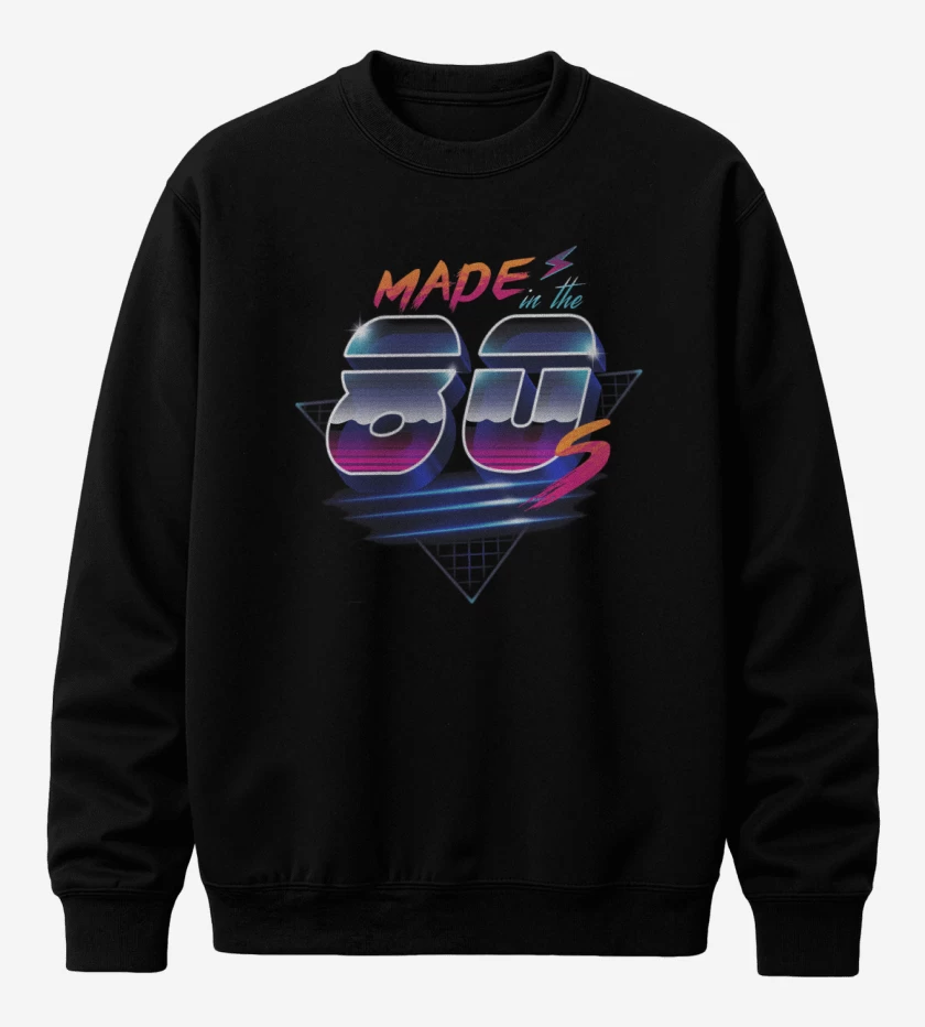 Poleron polo Negro de Made in the 80s