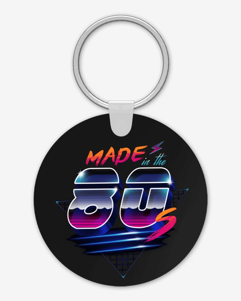 Llavero Negro de Made in the 80s