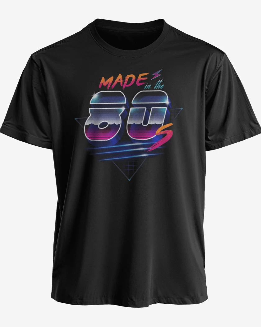 Polera premium Negro de Made in the 80s