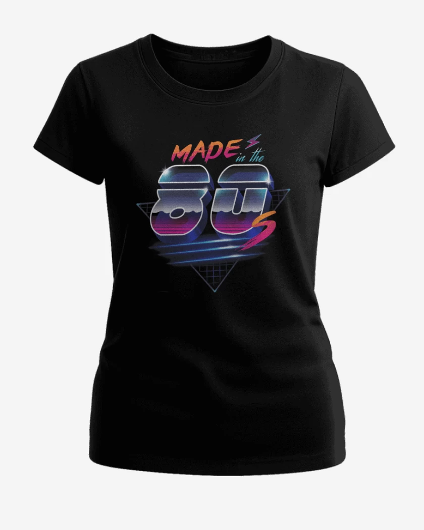 Polera de Mujer Negro de Made in the 80s