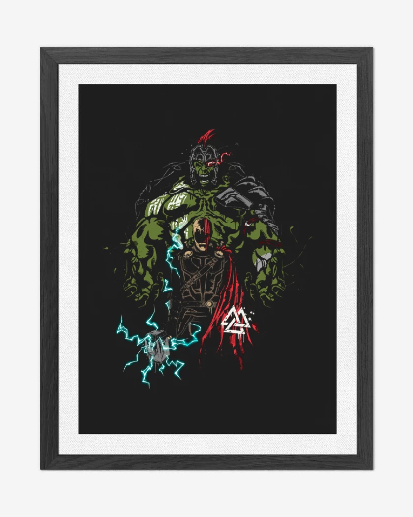 Cuadro decorativo Negro de Thor ragnarok 4