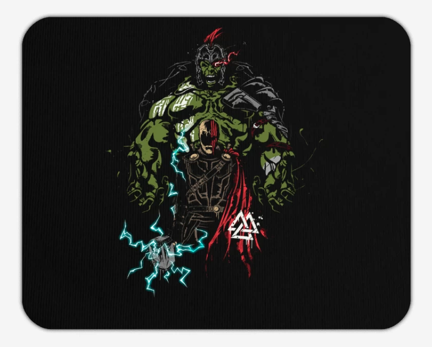 Mousepad Negro de Thor ragnarok 4