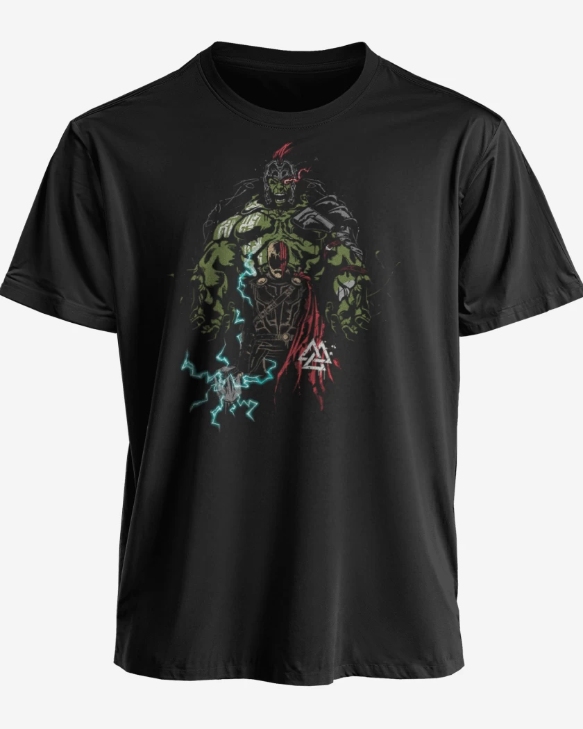 Polera premium Negro de Thor ragnarok 4