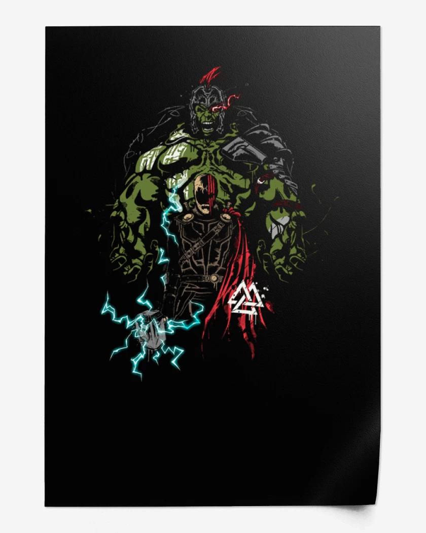 Print Negro de Thor ragnarok 4