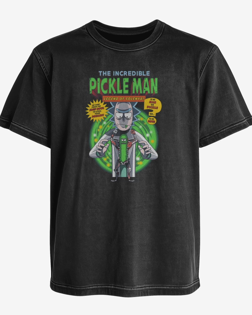 Polera desgastada Pickle man