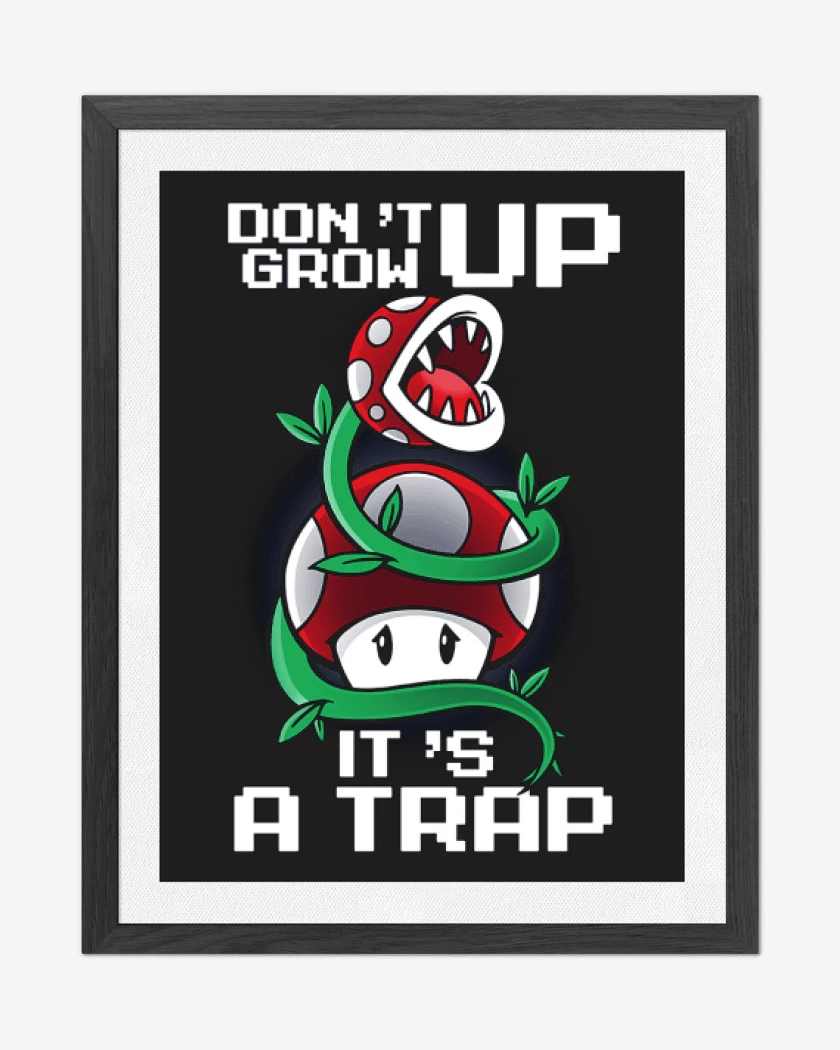 Cuadro decorativo Negro de Its a trap