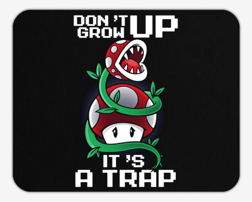 Mousepad Negro de Its a trap