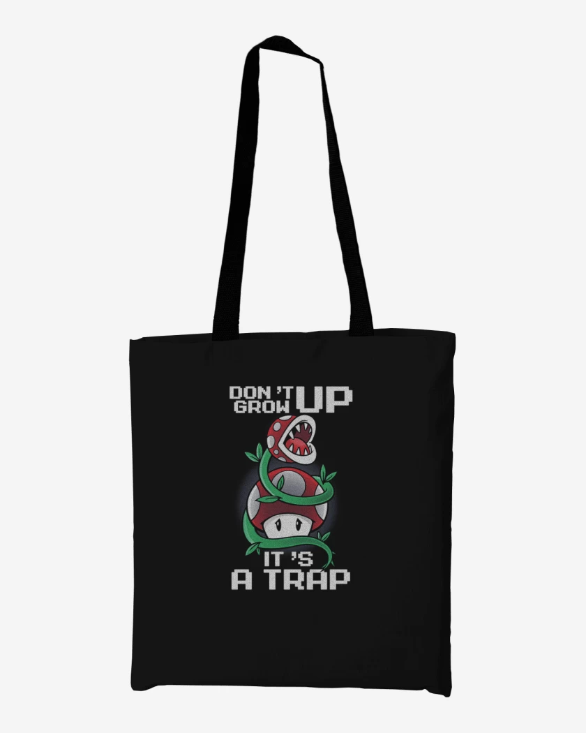Totebag Negro de Its a trap