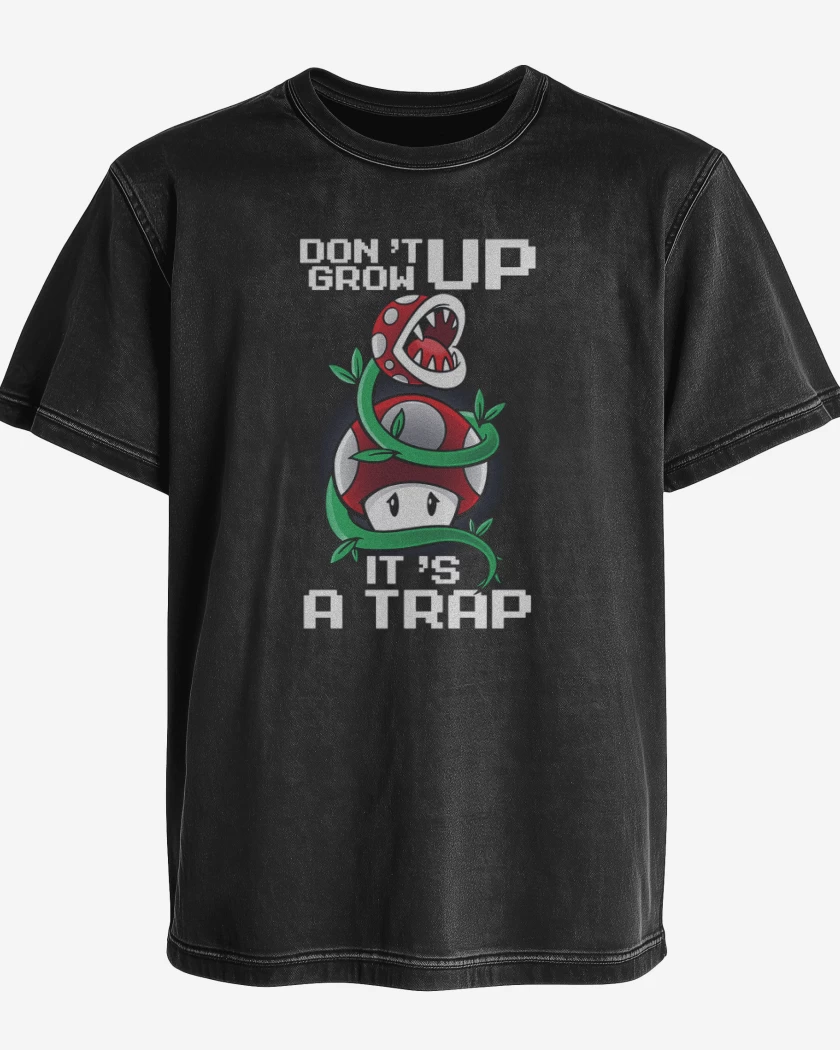 Polera desgastada Its a trap