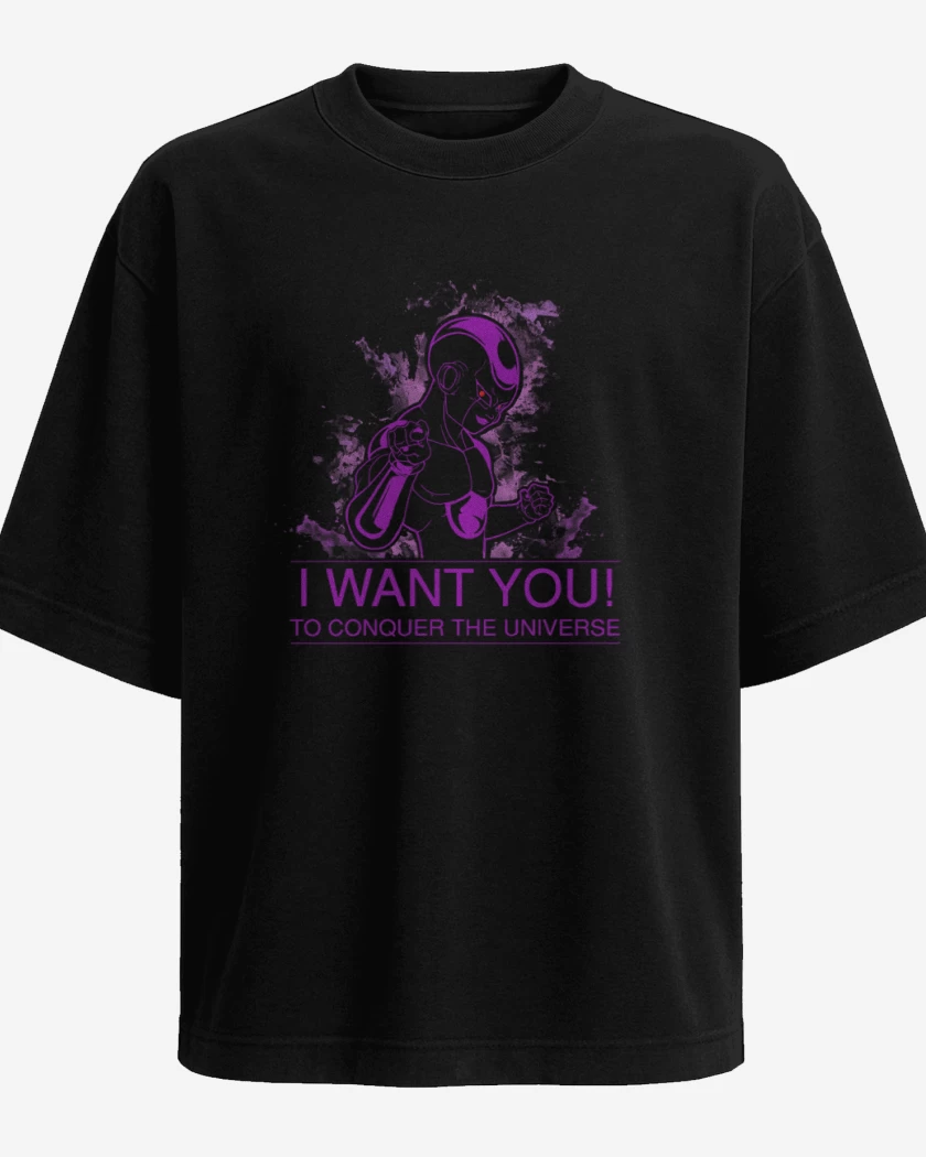 Polera Oversize Negro de freezer 2