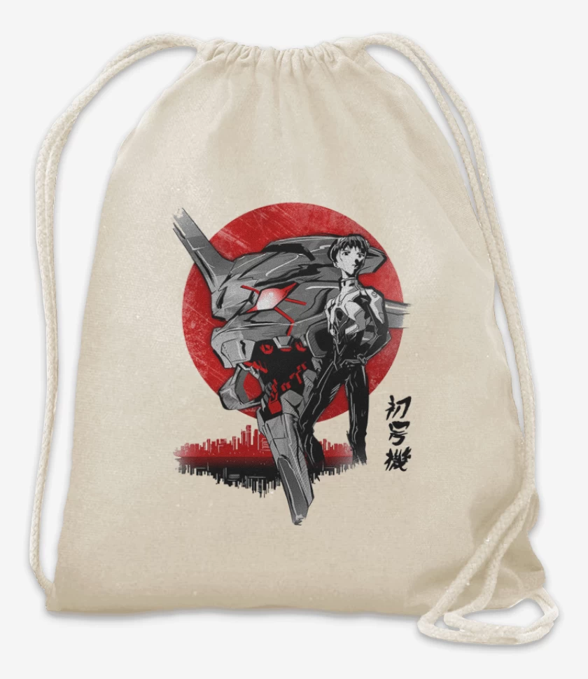 Mochila Blanco de evangelion