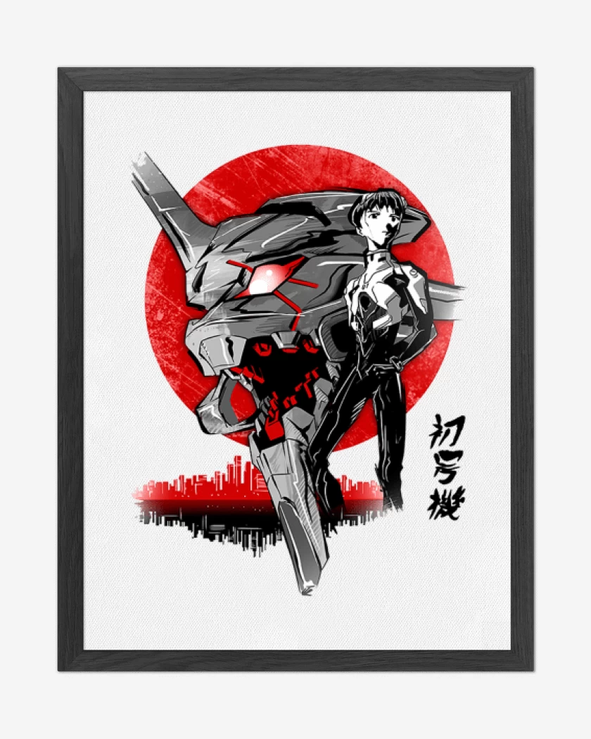 Cuadro decorativo Blanco de evangelion