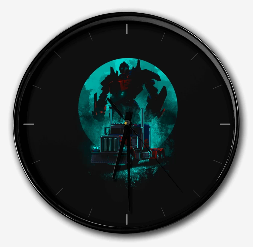 Reloj Negro de Optimus prime