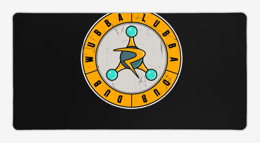 Mouse pad Gamer Negro de R