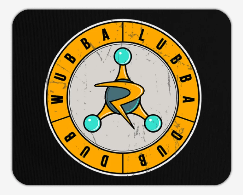 Mousepad Negro de R