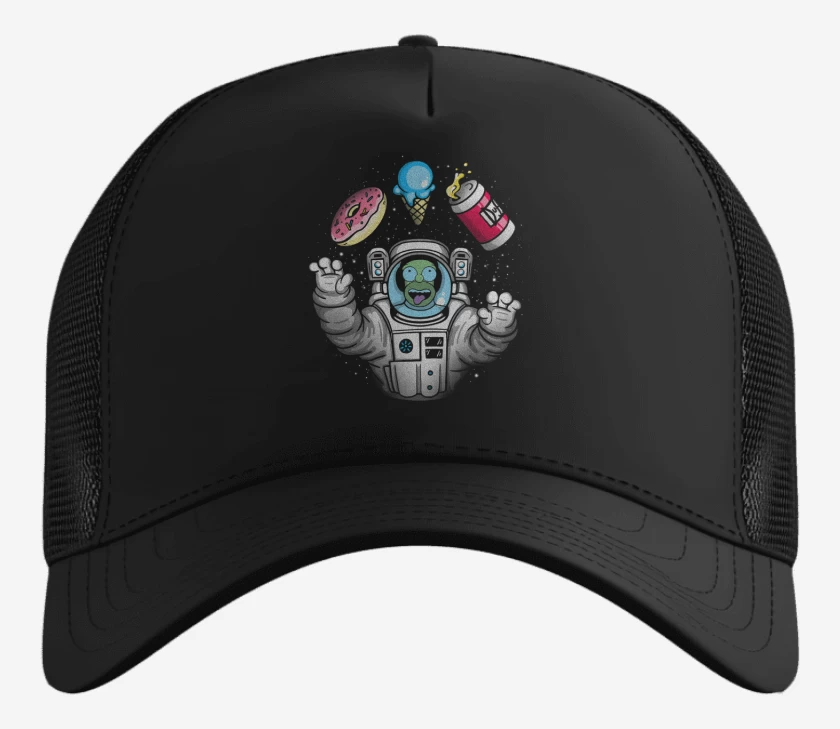 Gorro Negro de Homero espacio
