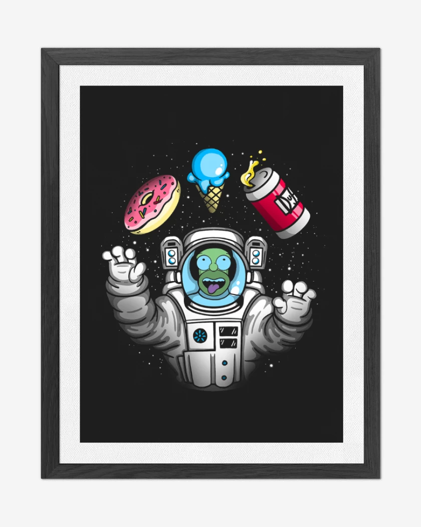 Cuadro decorativo Negro de Homero espacio