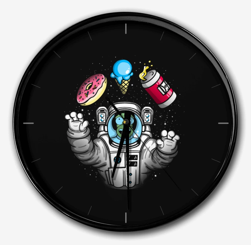 Reloj Negro de Homero espacio