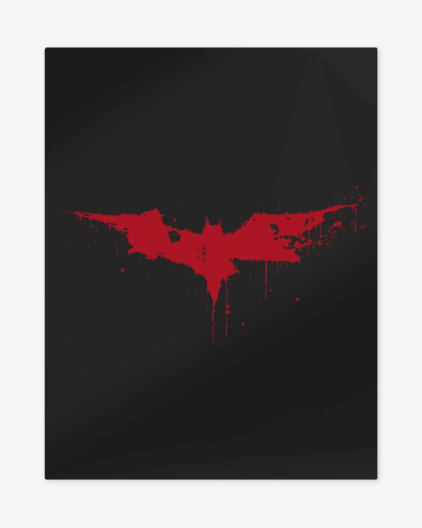 Print metalico El Murcielago - Logo Nolan