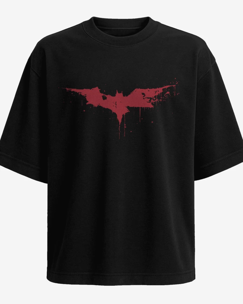 Polera Oversize El Murcielago - Logo Nolan