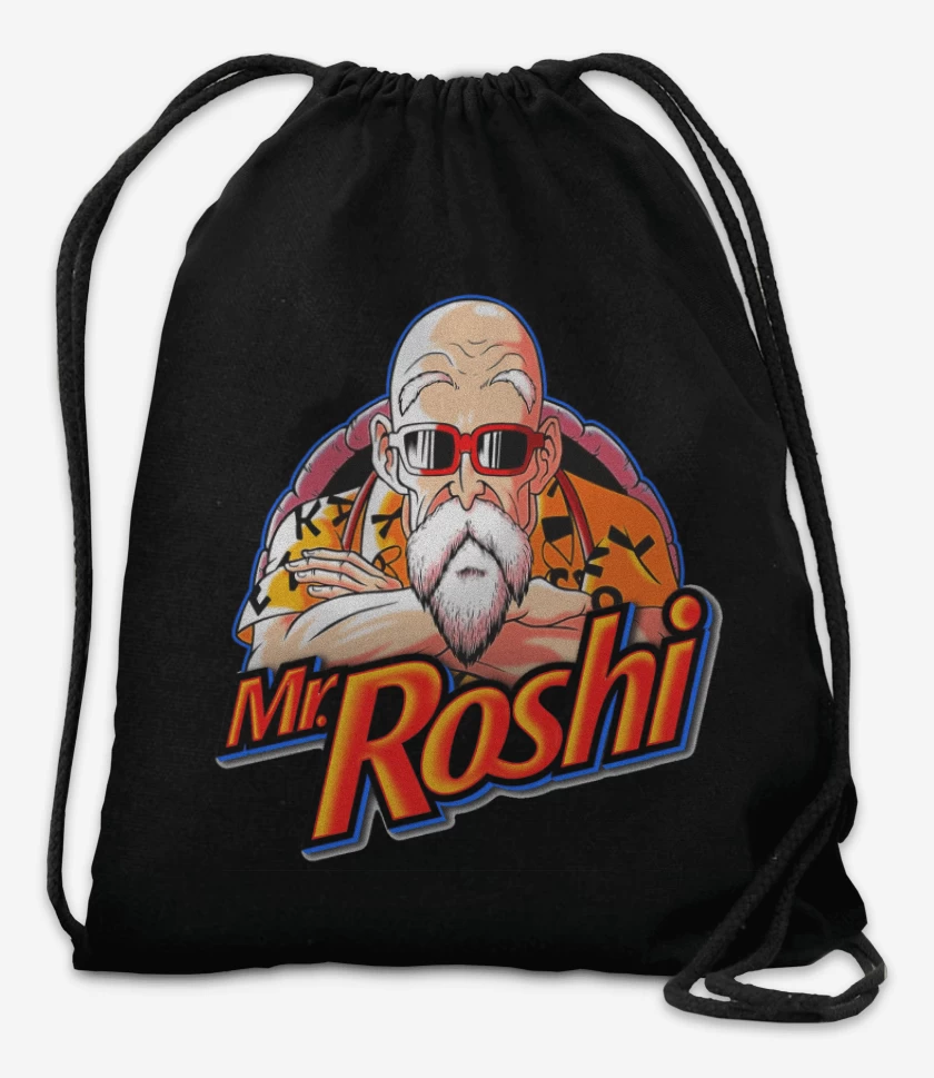Mochila Negro de Mr roshi