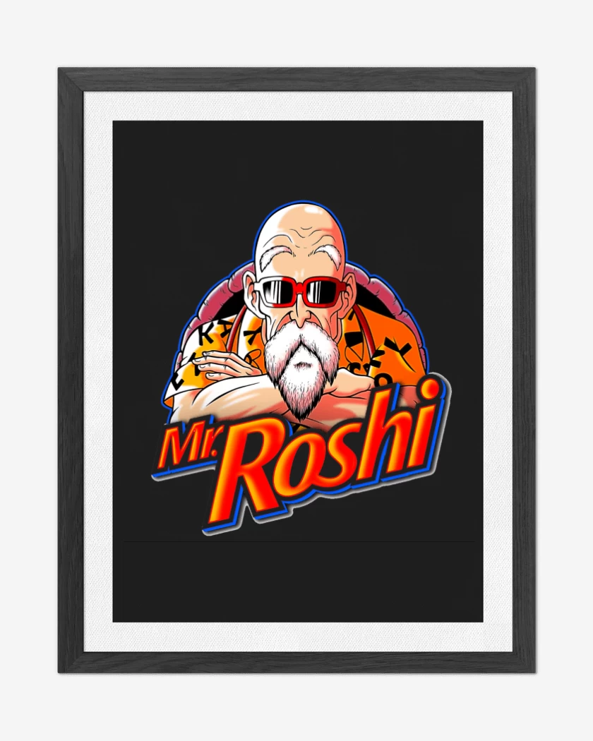 Cuadro decorativo Negro de Mr roshi