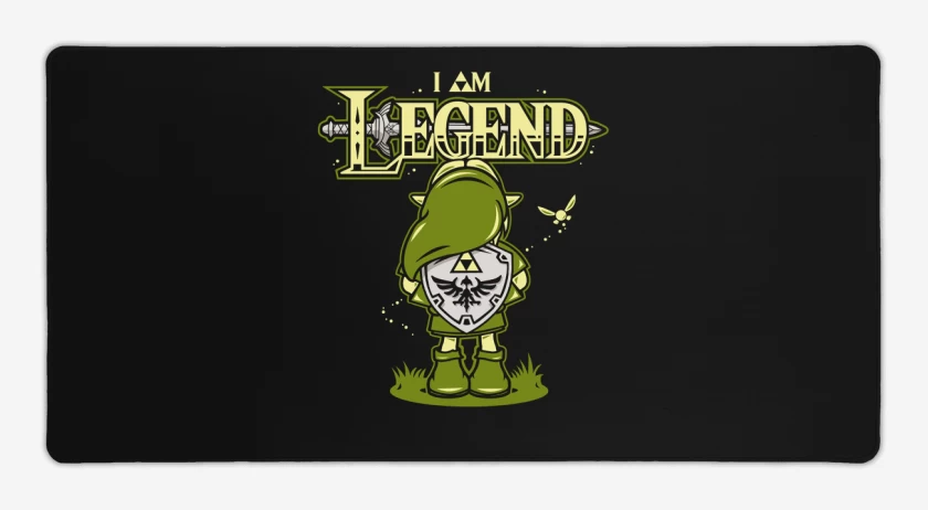 Mouse pad Gamer Negro de i am legend